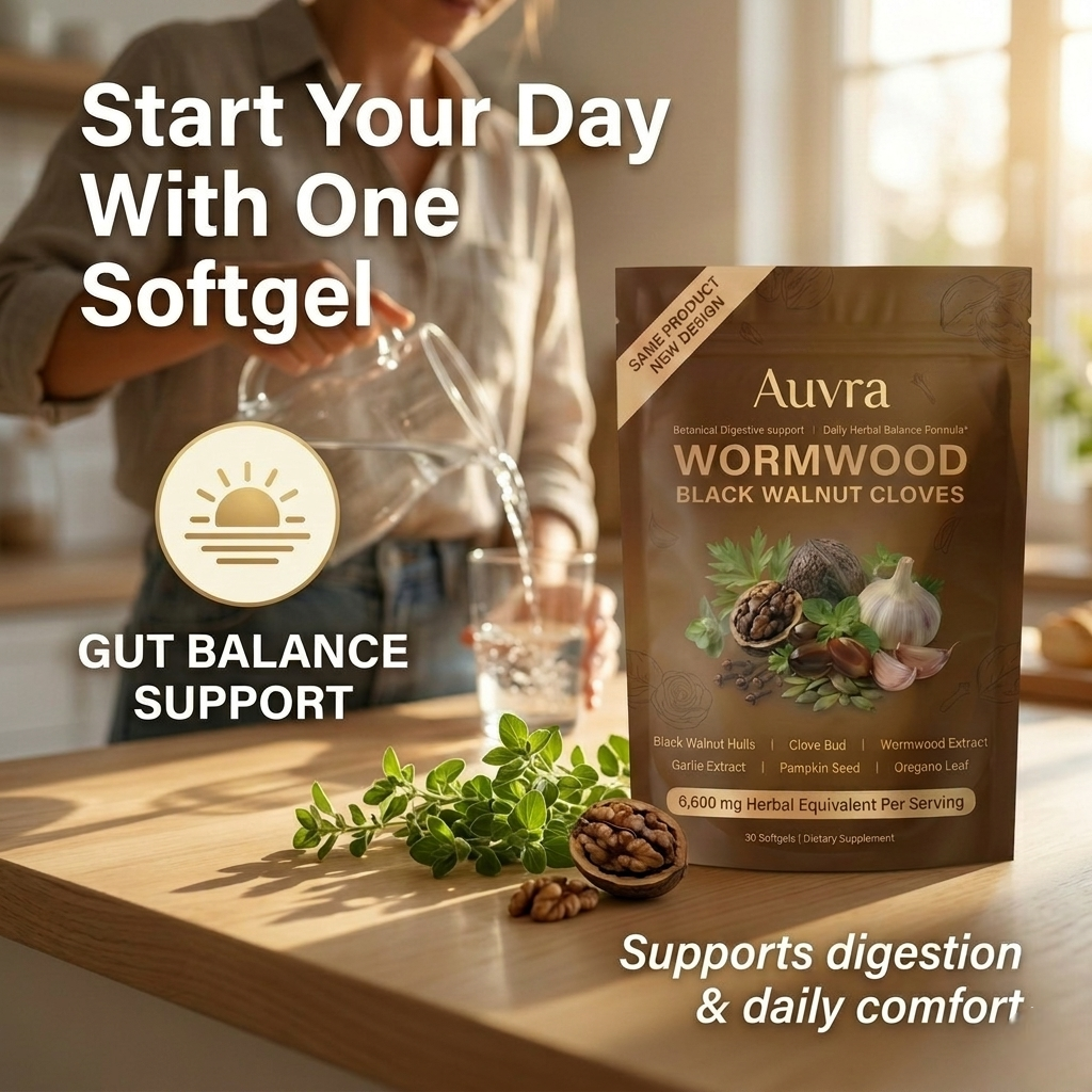 Auvra 18-in-1 Wormwood Black Walnut - 6,600mg softgels